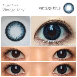 AngelColor Vintage 1day Blue エンジェルカラーヴィンテージワンデー ヴィンテージブルー(日拋)
