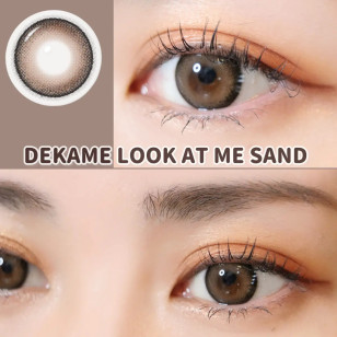 【I-SHA】Dekame Look At Me Sand 3-6Months 【アイシャレンズ 】デカメ ルックアットミー サンド  3~6ヶ月用