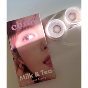 CHUU LENS 1 Month Milk & Tea Cream Gray 밀크앤티 크림그레이 