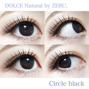 DOLCE Natural by ZERU Circle Black ドルチェナチュラルバイゼル サークルブラック