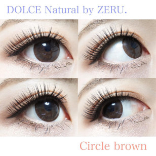 DOLCE Natural by ZERU Circle Brown ドルチェナチュラルバイゼル サークルブラウン