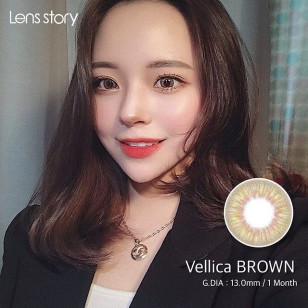 Lensvery Vellica Brown Monthly 벨리카 브라운