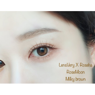 Lensvery Monthly RoseMoon Milky Brown 로즈문 밀키 브라운