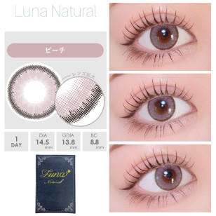 Luna Natural 1month Peach ルナナチュラル 1ヶ月 ピーチ