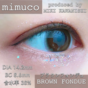 Mimuco Toric(散光) BROWN FONDUE ミムコ トーリック ブラウンフォンデュ