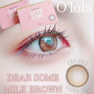 Olola Monthly DearSome Milk Brown 디어썸 밀크브라운