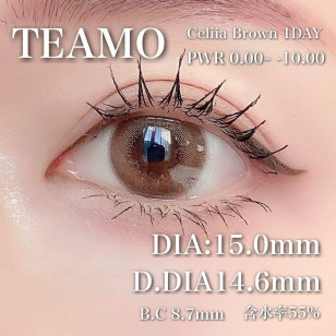 TeAmo 1Day Celiia Brown ティアモ ワンデー セリーアブラウン