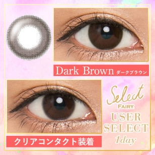  Select Fairy 1day Dark Brown