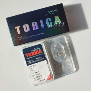 【散光】Lensme Torica Holoris Europefit Gray 토리카 홀로리스 유럽핏 그레이 (난시 교정용) 每月抛棄散光彩妝隱形眼鏡