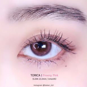 【散光】Lensme Make Look Torica Freeny Pink 토리카 메이크룩 프리니 핑크 (난시 교정용) 每月抛棄散光彩妝隱形眼鏡