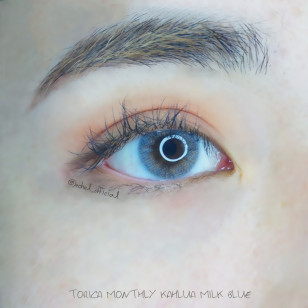 【散光】Torica Kahlua Milk Blue 토리카 칼루아밀크 블루 (난시 교정용) 每月抛棄散光彩妝隱形眼鏡
