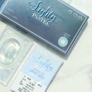 Lenstown Lighly Pastel monthly Light Blue 라일리파스텔 먼슬리 라이트블루(月拋)