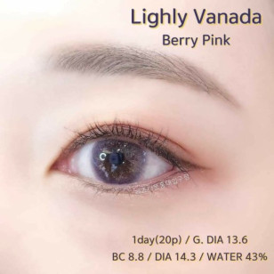 Lenstown Lighly Vanada Berry Pink 라일리바나다 베리핑크 (日拋)