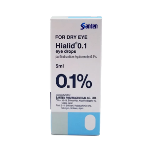 Santen Hialid 0.1% Eye Drops
