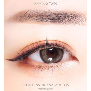 【I-SHA】Oriana Molton Ash Brown Yearly 【アイシャレンズ 】オリアナモルトンアッシュブラウン
