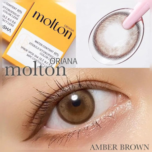 【I-SHA】Oriana Molton Amber Brown Yearly 【アイシャレンズ 】オリアナモルトンアンバーブラウン
