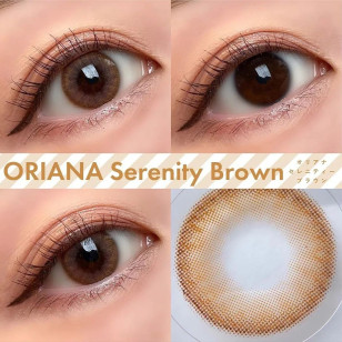 【I-SHA】Oriana Serenity Brown Yearly 【アイシャレンズ 】セレニティー ブラウン