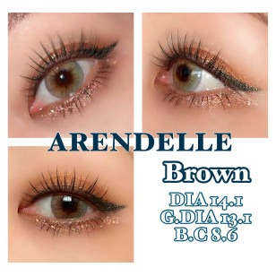 【I-SHA】Arendelle Yearly Brown 【アイシャレンズ】アレンデールブラウン