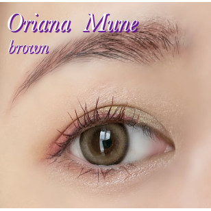 【I-SHA】Oriana Mune Yearly Brown 【アイシャレンズ 】オリアナミューン ブラウン
