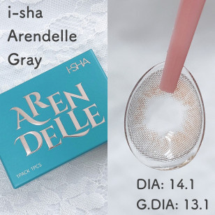 【I-SHA】Arendelle Yearly Gray 【アイシャレンズ】アレンデールグレー