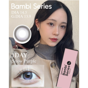 Angelcolor Bambi Series 1day Snow Purple エンジェルカラー バンビワンデー スノーパープル