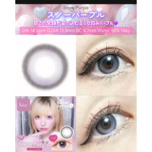 Angelcolor Bambi Series 1day Snow Purple エンジェルカラー バンビワンデー スノーパープル