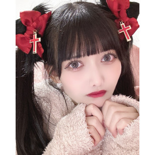 [1Day and 1Month]Honey Kiss Cat Gray ハニーキス ちゅるんキャットグレー