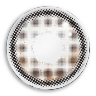 LARME Silicone Hydrogel 1 Day W MOIST Axis Oranntia Brown ラルムシリコンハイドロゲルダブルモイストUV オランティアブラウン