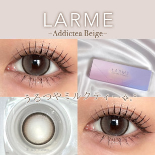 LARME Silicone Hydrogel Toric Addictea Beige ラルムシリコンハイドロゲルトーリック アディクティーベージュ