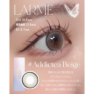 LARME Silicone Hydrogel Toric Addictea Beige ラルムシリコンハイドロゲルトーリック アディクティーベージュ