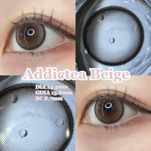 LARME Silicone Hydrogel Toric Addictea Beige ラルムシリコンハイドロゲルトーリック アディクティーベージュ