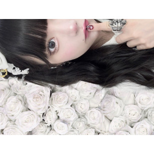 LARME Silicone Hydrogel 1 Day W MOIST Snow Blue ラルムシリコンハイドロゲルダブルモイストUV スノーブルー
