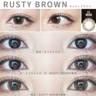 LILMOON Monthly Rusty Brown リルムーンワンマンス ラスティブラウン