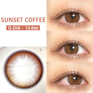 LILMOON 1day 0.03 Sunset Coffee リルムーン0.03ゼロワンデー サンセットコーヒー