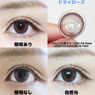 LILMOON 1day Silicone Dry Rose リルムーンシリコーンワンデー ドライローズ