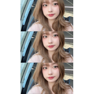 [1Month]LensVery Silhouette3 Beige Brown 실루엣3 베이지 브라운