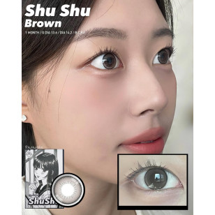 [1Day and 1Month]LensVery ShuShu Brown 슈슈 원데이 브라운