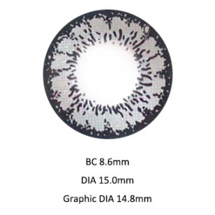 Mitunolens Daisy Gray デイジーグレー 1年用 15.0mm 