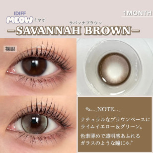 [1Day and 1Month]Olola IDIFF Meow Savannah Brown 미유 사바나 브라운
