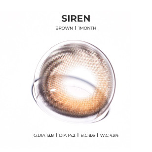 [1Month]Olola Siren Amber Brown 세이렌 엠버 브라운