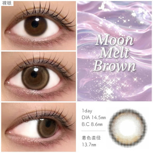[1Day]TOPARDS Moon Melt Brown トパーズ ムーンメルトブラウン