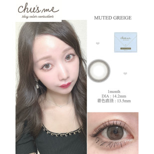 Chu's me 1month MUTED GREIGE チューズミー 1month ミューテッドグレージュ