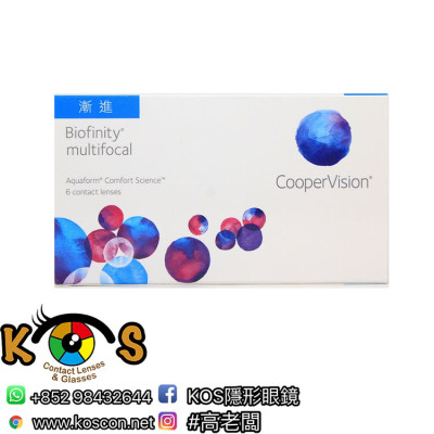 BioFinity 矽水凝膠 每月即棄 漸進