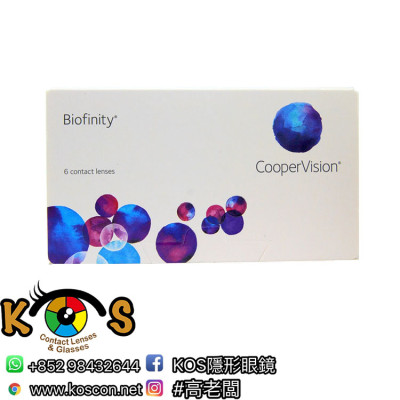  BioFinity 矽水凝膠每月即棄