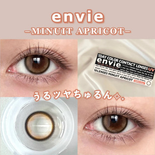 envie 1 Day Minuit Apricot アンヴィ ワンデー ミニュイアプリコット