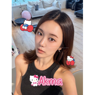 Lensme AKMA 1day Eyedew mimi Brown 악마 원데이 아이듀 미니 브라운