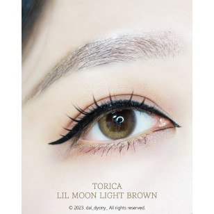 【散光】Lensme Torica Lilmoon Light Brown 토리카 릴문 라이트 브라운 (난시 교정용)   每月抛棄散光彩妝隱形眼鏡