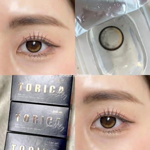 【散光】Lensme Torica Kuring Black 토리카 커링 블랙  (난시 교정용) 每月抛棄散光彩妝隱形眼鏡