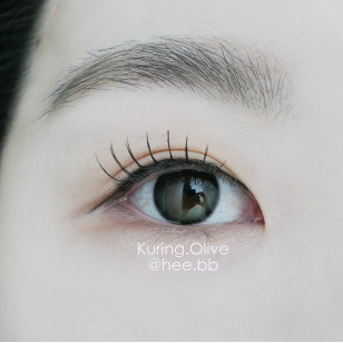 【散光】Lensme Torica Kuring Olive 토리카 커링 올리브  (난시 교정용) 每月抛棄散光彩妝隱形眼鏡