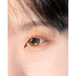 【散光】Lensme Torica Sugapearl Moonlight Brown 토리카 슈가펄 문라이트 브라운 (난시 교정용)  每月抛棄散光彩妝隱形眼鏡